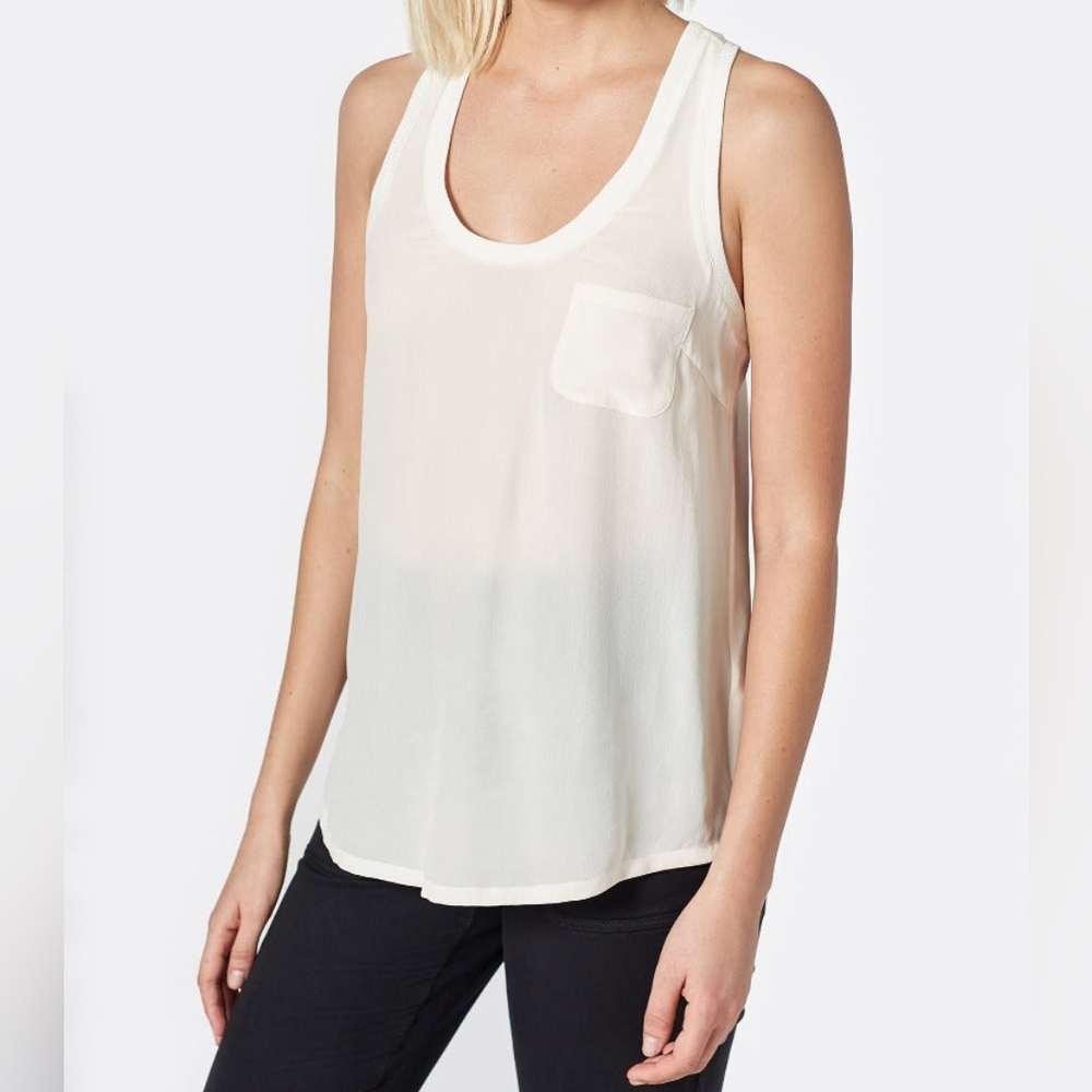 Brand New Joie Women's Silk Racer Back Tank